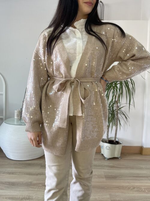 Cardigan lentejuelas Capri