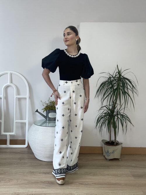 Pantalón bordado Mali
