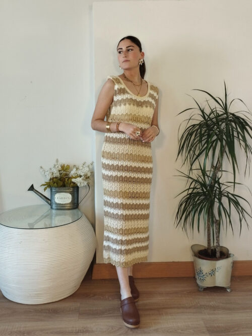 Vestido yuli beige