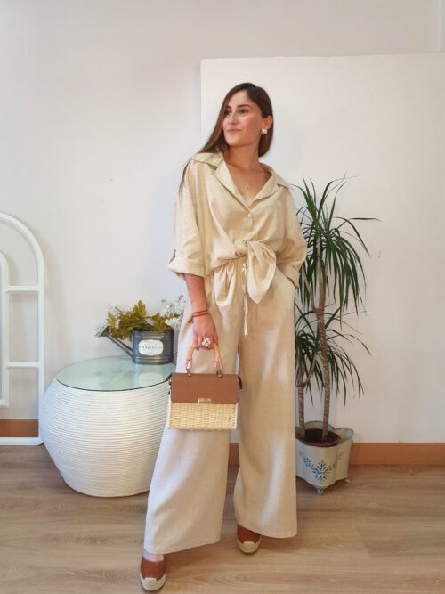 Pantalón Beige