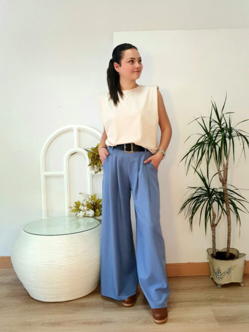 Pantalón París azul denim