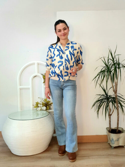 Bomber Abril azul