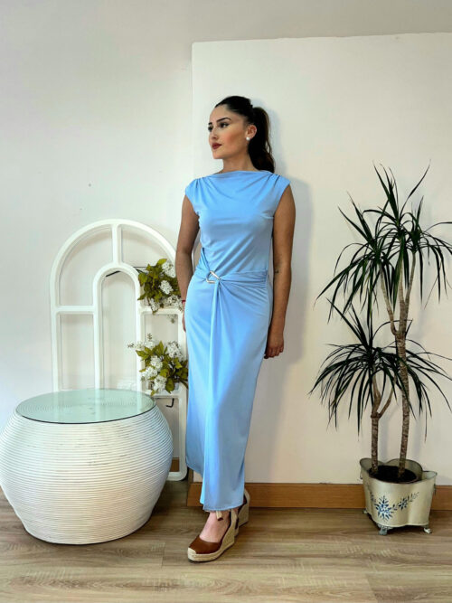 Vestido Laila celeste