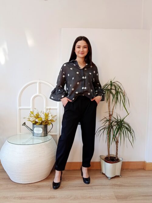 Camisa Elegance negro&blanco