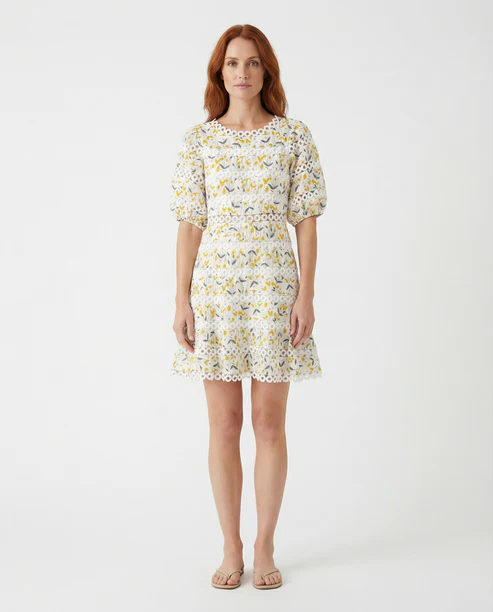 Vestido Velours Yellow
