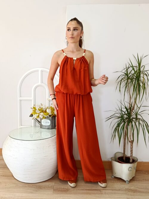 Conjunto Fluido Teja Cuentas