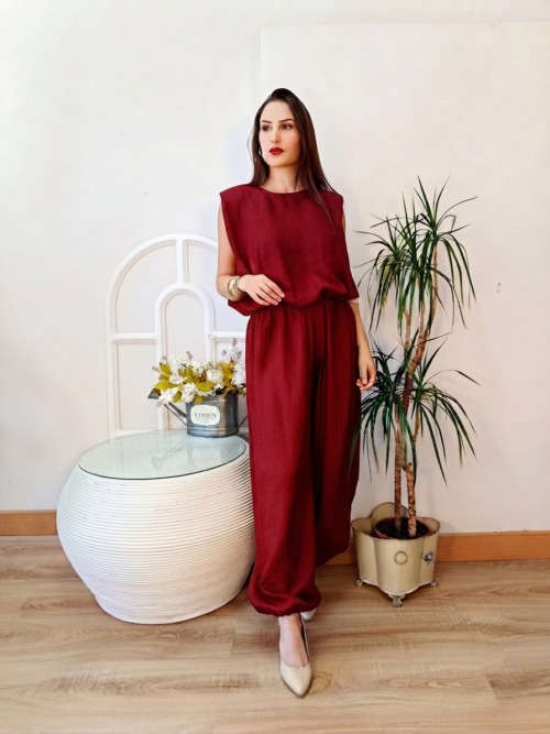 Conjunto Aura Granate