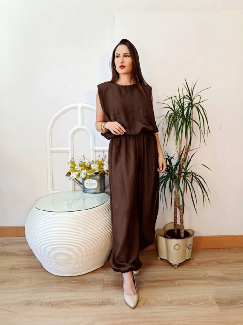 Conjunto Aura Marrón