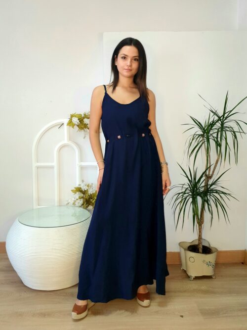 Vestido Maxi Lyra Navy