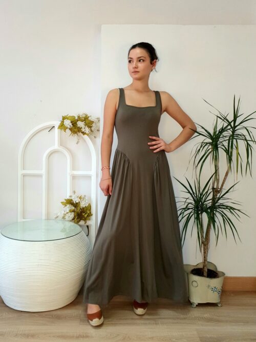 Vestido Muse Kaki