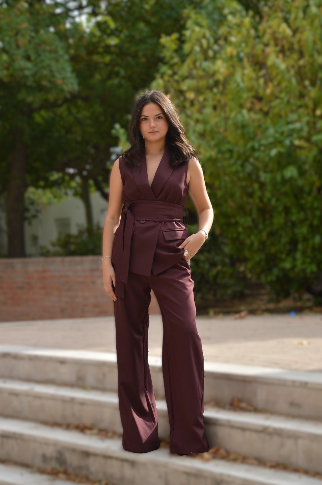 Conjunto Venice Berenjena
