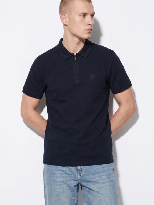Polo Cremallera Azul Luke Tiffosi