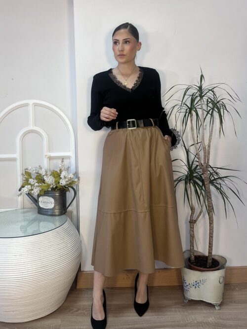 Falda Laura Camel